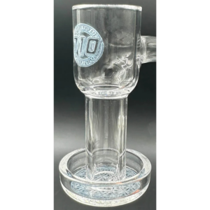 Klasický quartz slurper banger od 710MERCHANDISE s texturovanou základnou a bočním vstupem. Čisté sklo, precizní provedení a vysoký výkon při dabování.